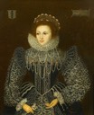 Lady Mary Grey (1545–1578) by ? (Chequers Court - Ellesborough, Buckinghamshire, UK) From bbc.co X 1.5