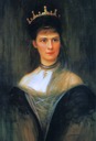 1898-1899 Posthumous portrait Erzsébet királyné by Fülöp Elek László (Philip Alexius de László) (location unknown to gogm)