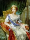 Marie Louise of Habsburg, former Empress of the French, and Duchess of Parma by ? (location ?) From Pinterest search
