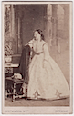 1869 Marie Henriette of Belgium wearing a late 1860s crinoline