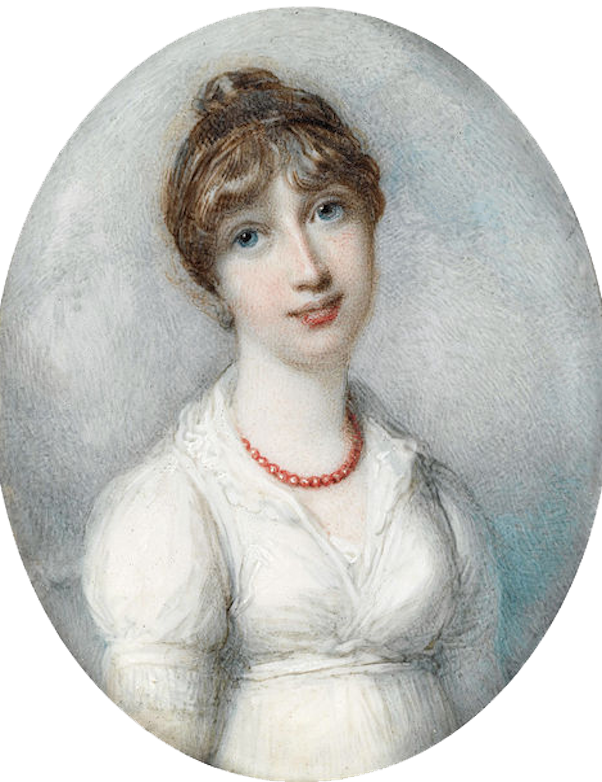 Mary Henrietta Juliana Pelham née Osborne, Countess of Chichester by Richard Cosway (auctioned by Bonhams) Wm