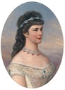 Portrait of Empress Elisabeth by Richard Bitterlich (Dorotheum)
