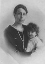Postwar Victoria Melita with child by ? From liveinternet.ru/users/3251944/post340396283/ despot background