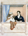 1816 Princess Charlotte Augusta of Wales and Leopold I after George Dawe (National Portrait Gallery)