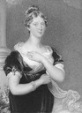 1817 Princess Charlotte wearing maternity dress after Sir Thomas Lawrence