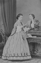 Princesses Helena (l.) and Louise (r.) by Mayall whole card