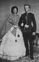 1860 Sisi and her brother Karl Theodor