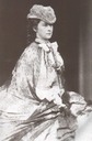 1865 Sisi seated photographed by Oscar Kramer