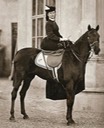 1863 Photo of Sisi smiling on horse