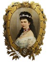 Sisi in oval frame by ? (location unknown to gogm)