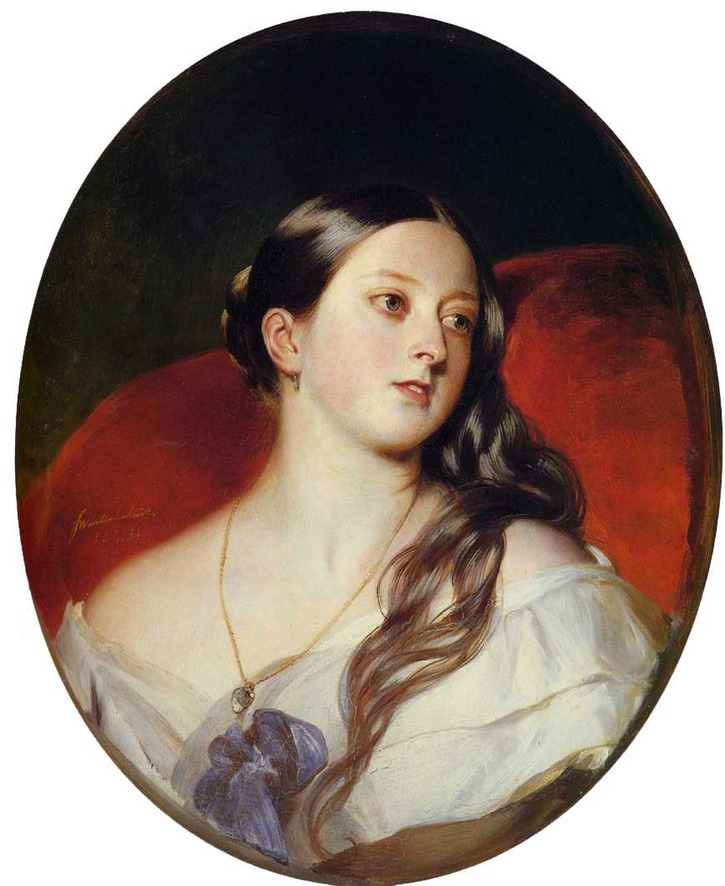 1843 Queen Victoria by Franz Xaver Winterhalter (Royal Collection