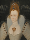 1500s (late) Bust length portrait of Elizabeth (auctioned by Sotheby's) From the Sotheby's Web site