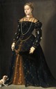 1540's Catherine of Austria (1533-1572) by Titian (location ?) From pinterest.com/chubbard7946/old-fashion/.jpg