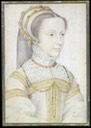 1552 or 1555 Mary Stuart as a girl by Francois Clouet (unknown location)