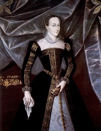 1565 Official portrait of Mary, Queen of Scots (Blairs Museum, The Museum of Scotland's Catholic Heritage - Aberdeen, Aberdeenshire UK)