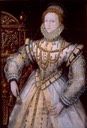 1575 Queen Elizabeth I by ? (Reading Museum - Reading Berkshire UK)