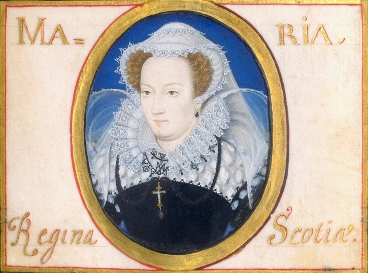 1578 Encased Miniature of Mary Queen of Scots by Nicholas Hilliard (Victoria and Albert Museum - London, UK) Wm