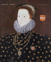 1579 Lady Eleanor Savage attributed to Robert Peake or Federigo Zuccaro (Louisiana State University - Baton Rouge, Louisiana USA)