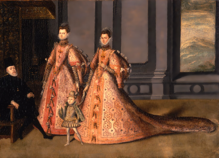 1583-1585 Family of Felipe II by ? (Hispanic Society of America - New York City, New York USA) 2