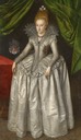 1609 Princess Elizabeth of Brunswick-Wolfenbuttel (1593-1650), later Duchess of Saxe-Altenburg attributed to Jacob van Doort (Royal Collection) Wm