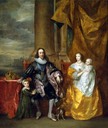 1633 Henrietta Maria and Charles I and family by Sir Anthonis van Dyck (Royal Collection)