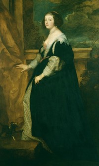 1635 Béatrice de Cusance, princesse de Cantecroix, duchesse de Lorraine, par Van Dyck (Royal Collection)
