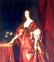 1638 Henrietta-Maria by van Dyck (State Hermitage Museum - St. Petersburg Russia) upper portion