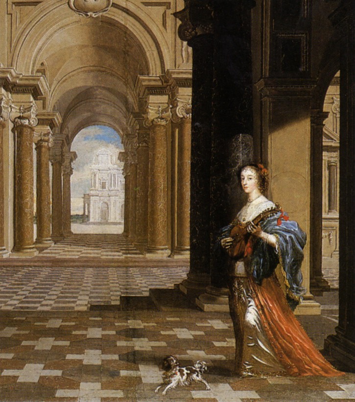 1639 (before) Queen Henrietta Maria by Cornelis Janssens van Ceulen and Gerard Houckgeest (private collection) From liveinternet.ru/users/loreleya-62/post344151039/.jpg