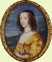 1640 Frances, Countess of Portland by Sir Anthonis van Dyck (Royal collection) from lisby1's photostream on flickr, 2X enlargement by gogm