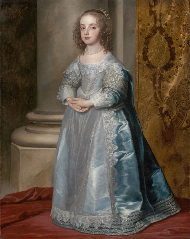 1641 Princess Mary Stuart, Daughter of Charles I by Sir Anthonis van Dyck (Museum of Fine Arts - Boston, Massachusetts USA)