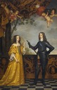 1647 Willem II, Prince of Orange and Maria Stuart by Gerrit van Honthorst (Rijksmuseum - Amsterdam, Holland)
