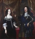 1660s (probably) Grand Duke Ferdinand II of Tuscany and his wife (Vittoria della Rovere) by Justus Sustermans (National Gallery - London UK)