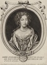 1681 Marie Angélique de Scoraille de Roussille, duchesse de Fontanges by Nicolas II de Larmessin