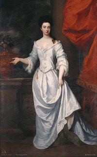 1690-1691 Margaret Cecil, Countess of Ranelagh by Sir Godfrey Kneller (Royal Collection - Hampton Court Palace) From Pinterest search X 1.5