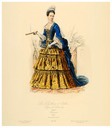 1692 Duchesse d'Orleans print from 1870 after Bonnart