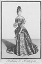 1694 Montespan in court dress by Antoine Trouvain (Versailles)