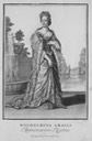 1703 Wilhelmina Amalia Romanorum Regina by Christoph Weigel after Caspar Luyken