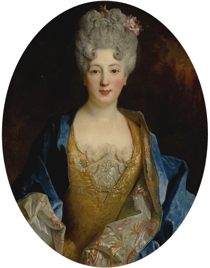 1705 Lady, most probably Marie-Adélaïde de Savoie, duchesse de Bourgone by Nicolas de Largilliere (on auction) UPGRADE From mutualart.com-Artwork-PORTRAIT-OF-A-LADY--MOST-PROBABLY-MARIE--CB2C6004A4931CEB flipped