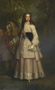 1715 Frances Pierrepont, Countess of Mar by Sir Godfrey Kneller (location unknown to gogm) From jeannedepompadour.blogspot.com:2013:07:riding-habits-1700-1770.html