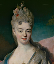 1716 Mary Josephine Drummond, condesa de Castelblanco by Jean Baptiste Oudry (Prado) headdress
