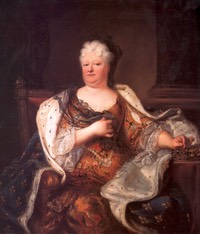 ca. 1719 Madame Palatine by Hyacinthe Rigaud (Châteaux de Versailles et de Trianon - Versailles, Île-de-France France)