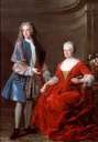 1722 Élisabeth-Charlotte d'Orléans, duchesse de Lorraine, avec son second fils François-Étienne par Alexis Simon Belle (location unknown to gogm)