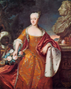 1729 Charlotte-Amalie of Danemark, King Frederik's IV daughter by ? (location unknown to gogm)