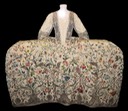 1740-1745 court mantua (Victoria and Albert Museum) front view