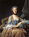 1749 Madame de Sorquainville by Jean-Baptiste Perroneau (Louvre)