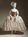 1750-1780 Stays and hoop petticoat (Los Angeles County Museum of Art - Los Angeles, California USA)