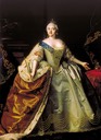 1750 Elizabeth of Russia by Louis Caravaque (State Tretyakov Gallery - Moskva, Russia)