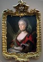 1750s (late) - 1760s Countess Wilhelmina Solms by Jean Samsois (private collection)