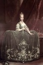 1752-1770 (some time) Maria Carolina of Austria by Martin van Meytens (Hofburg, Innsbruck Austria)