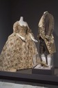 1755-1760 French court dress Ivory silk brocade (The Museum at FIT - New York City, New York, USA) From pinterest.com:pin:696509898592978063: via pinterest.com:bstine1960:marie-antoinette: X 1.5